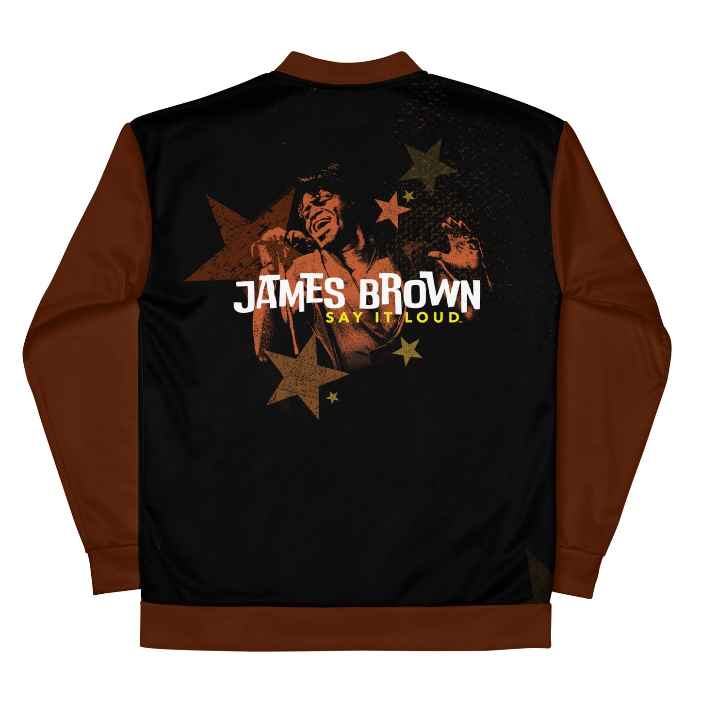 Say It Loud Stars AOP Bomber Jacket