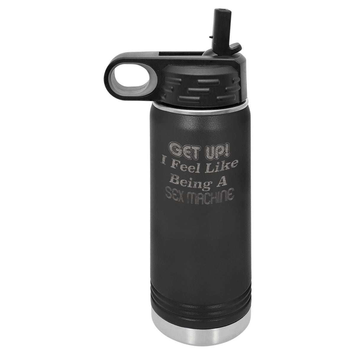 Get Up! Laser Engraved Polar Camel Water Bottle