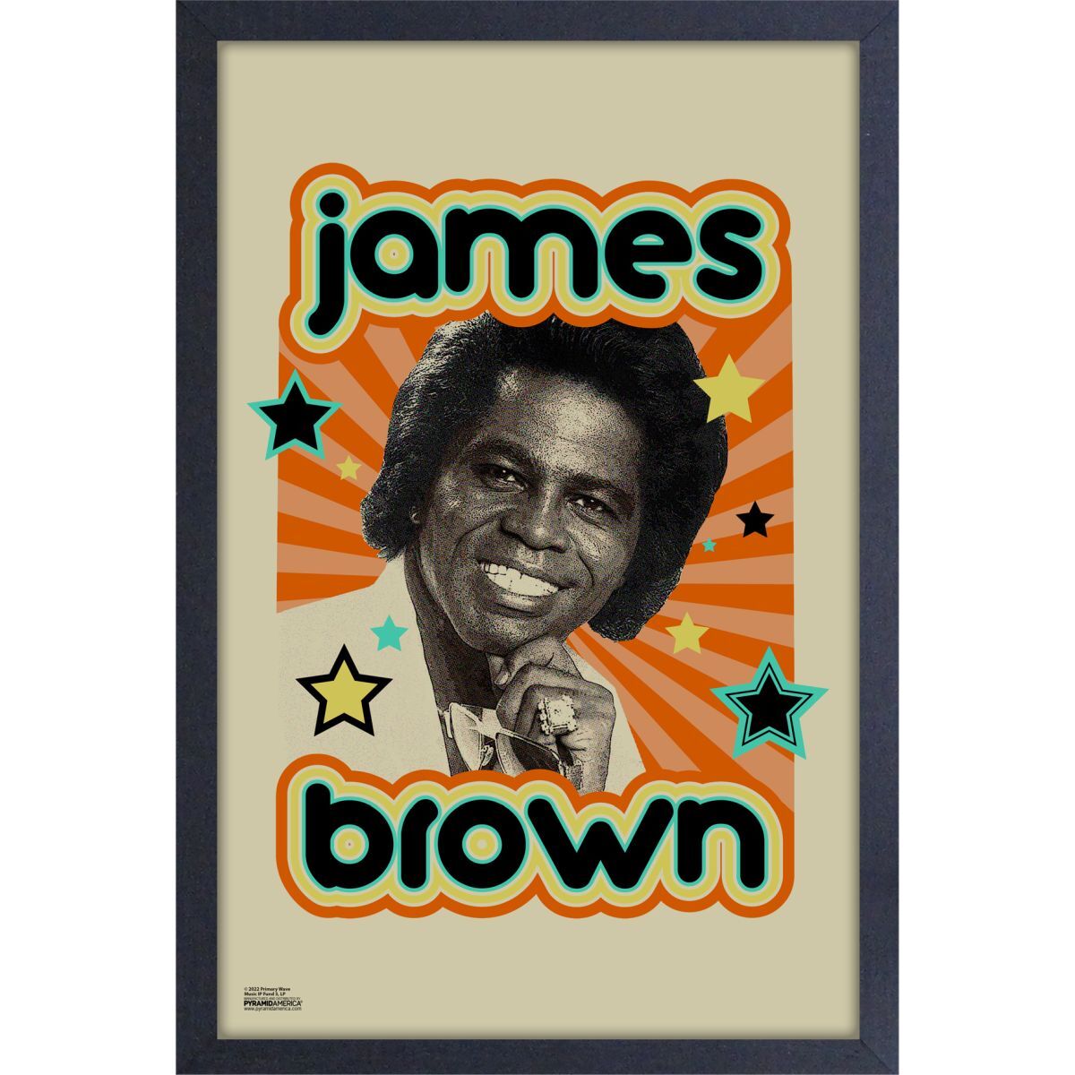 James Brown 70s 11x17 Framed Print