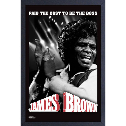 James Brown Boss 11x17 Framed Print