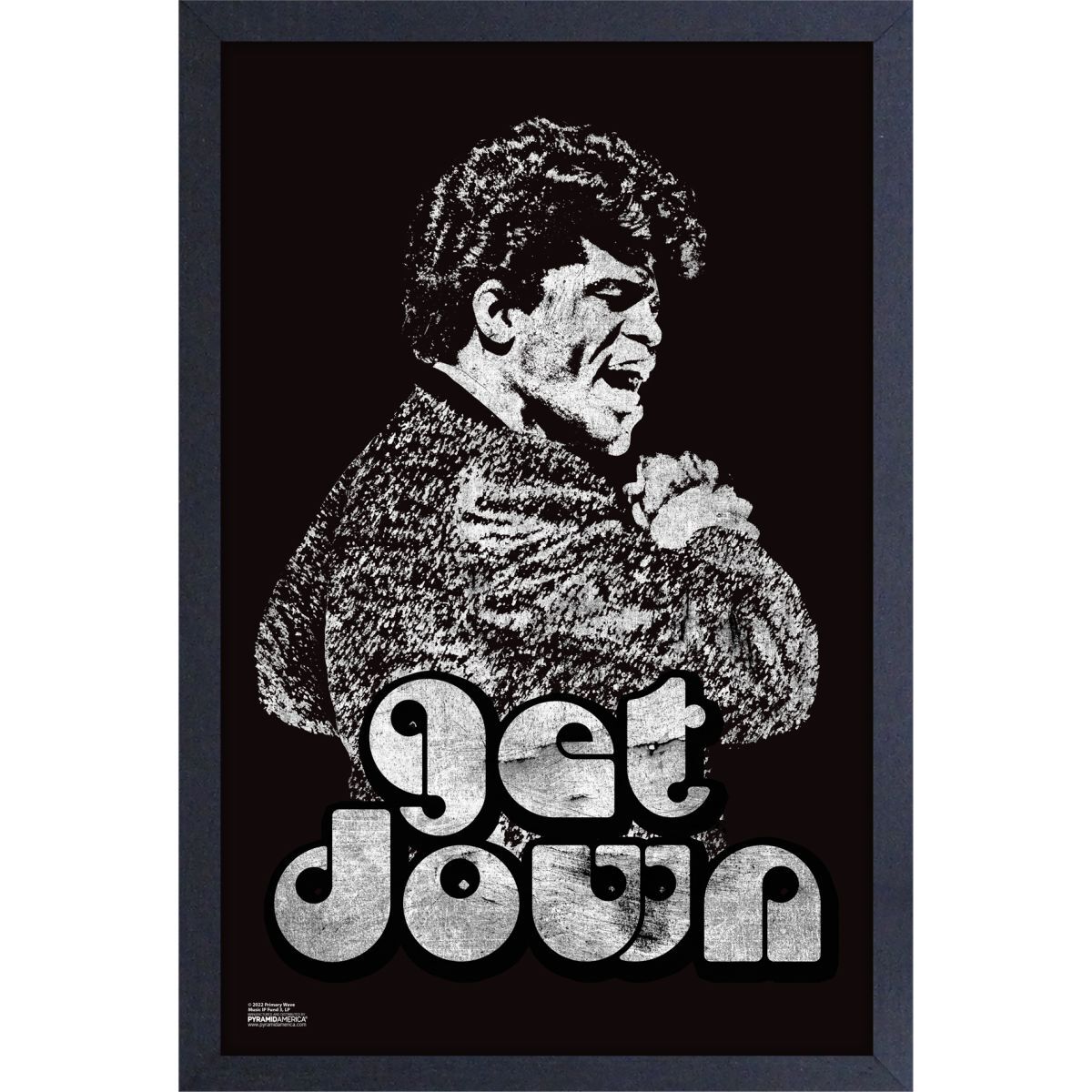 James Brown Get Down 11x17 Framed Print