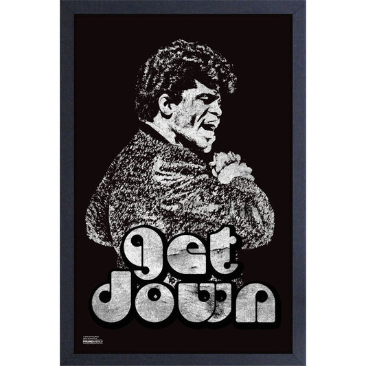 James Brown Get Down 11x17 Framed Print