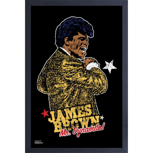 James Brown Mr. Dynamite 11x17 Framed Print