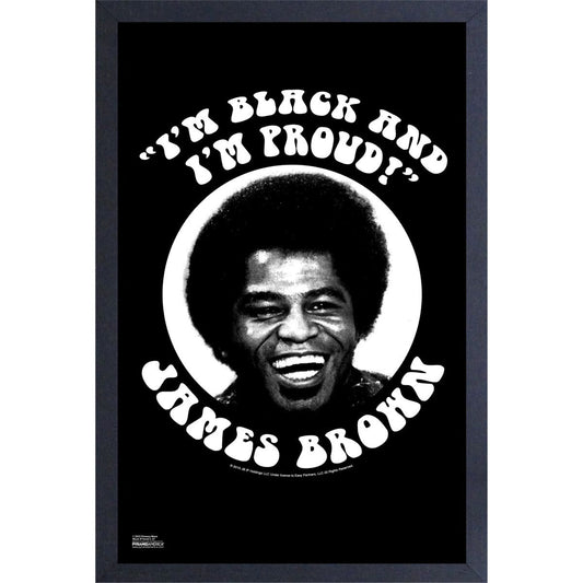 James Brown Quote 11x17 Framed Print