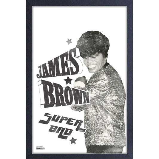 James Brown Super Bad 11x17 Framed Print