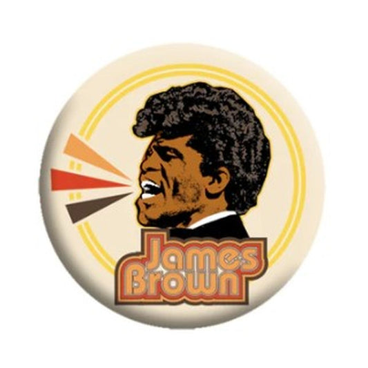 James Brown Singing Circle 1.2 Button