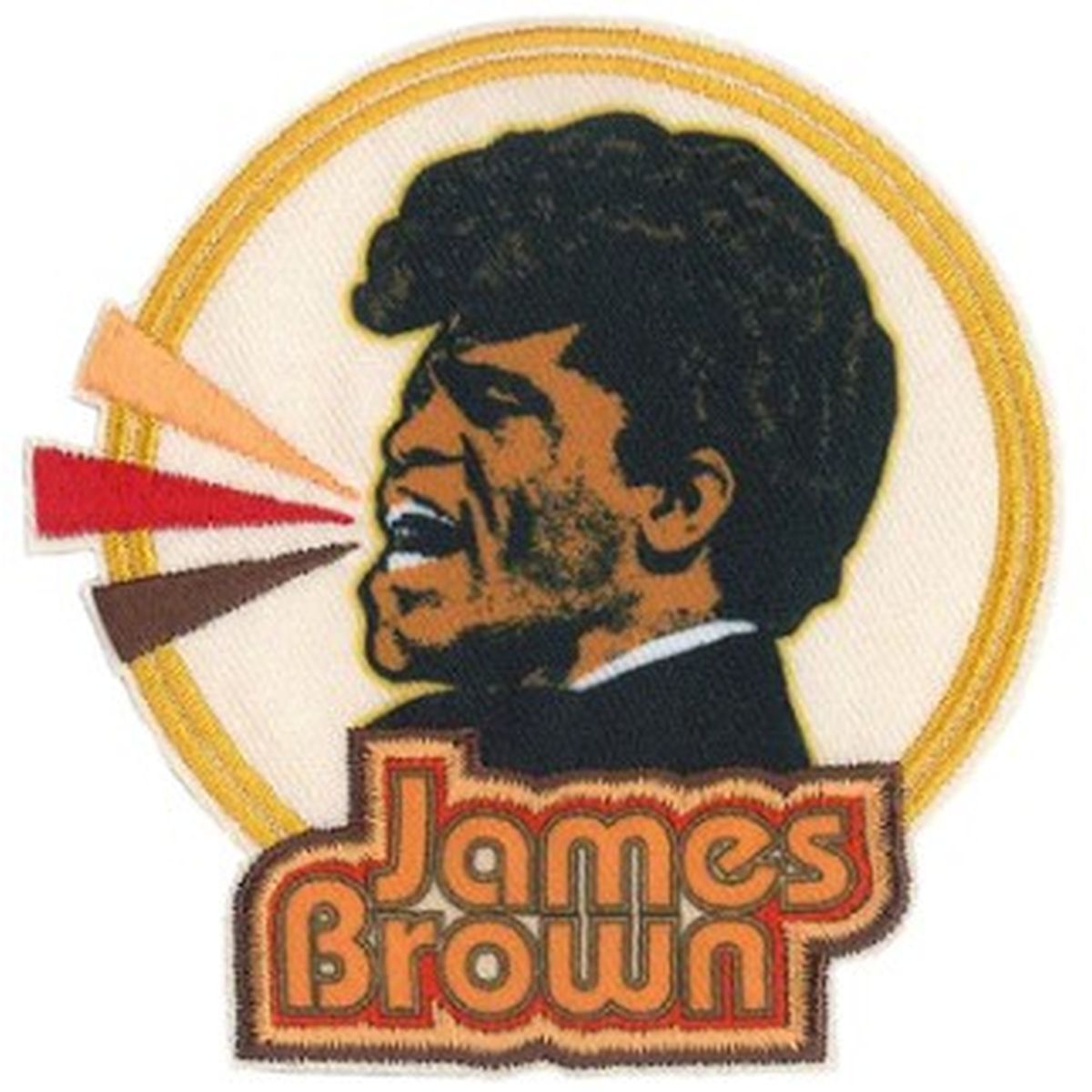 James Brown Singing Circle Patch