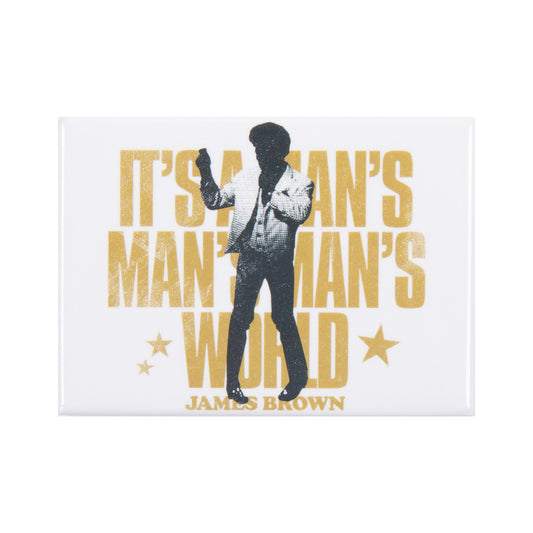 Man's World Silhouette Magnet