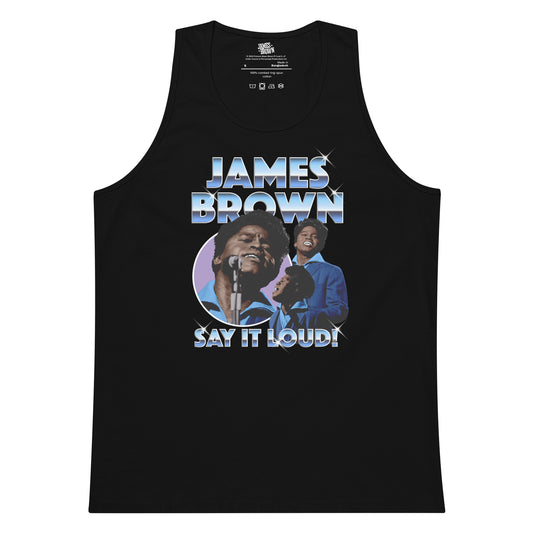 James Brown Say It Loud Chrome Tank Top