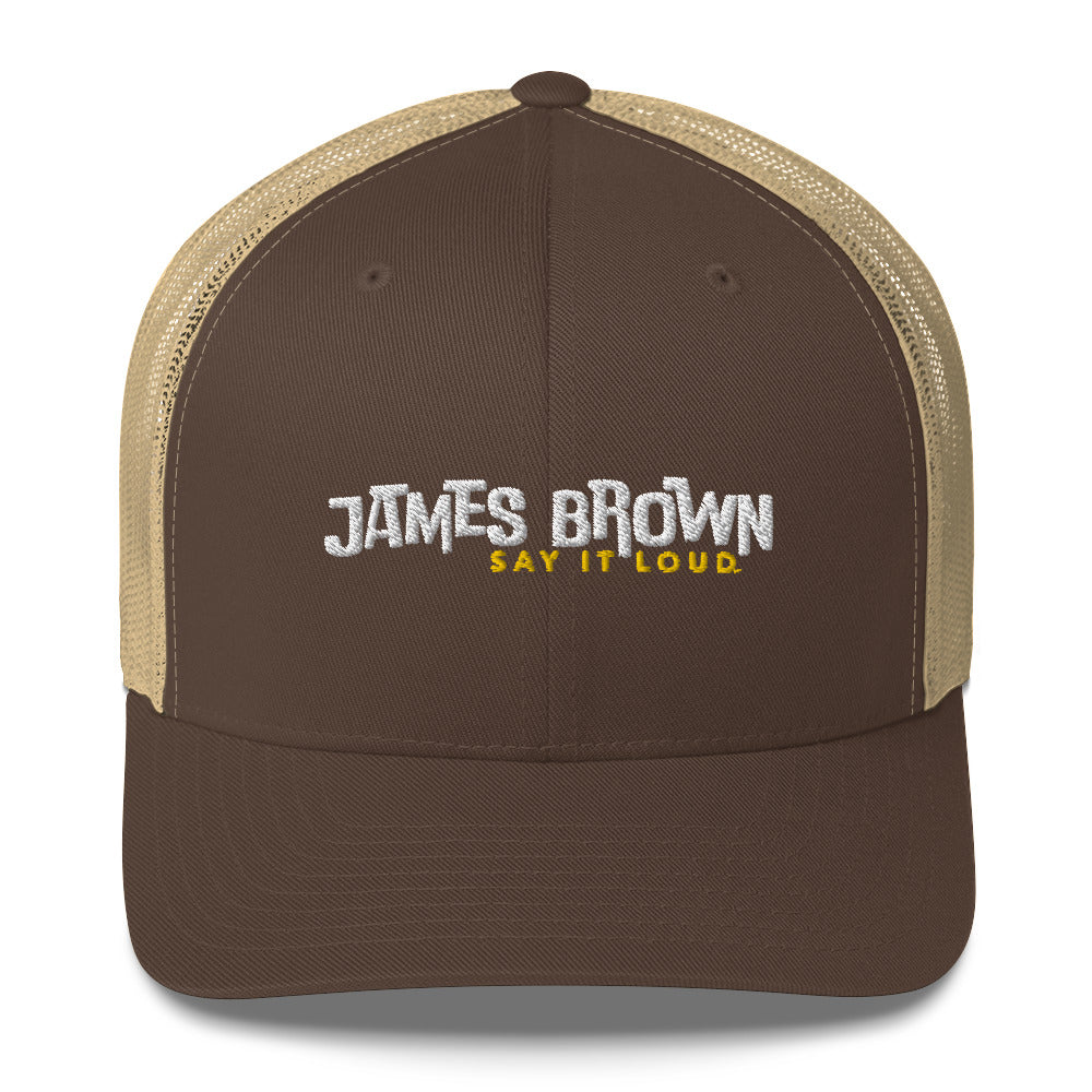 James Brown Say It Loud Retro Trucker Hat