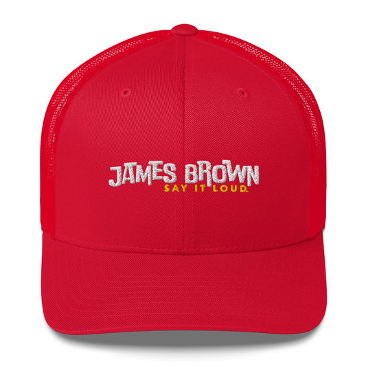 James Brown Say It Loud Retro Trucker Hat