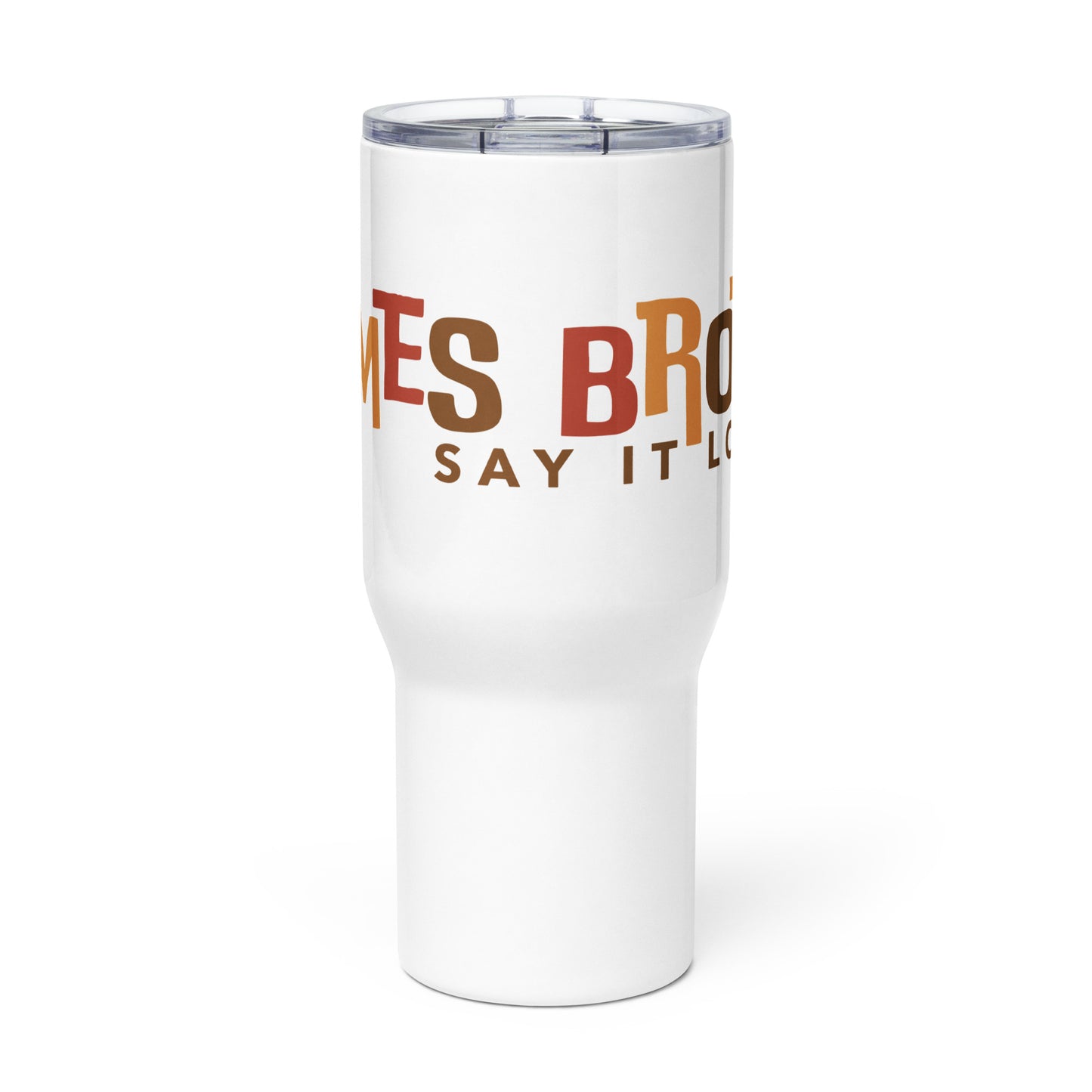 James Brown Say It Loud Travel Mug with a Handle