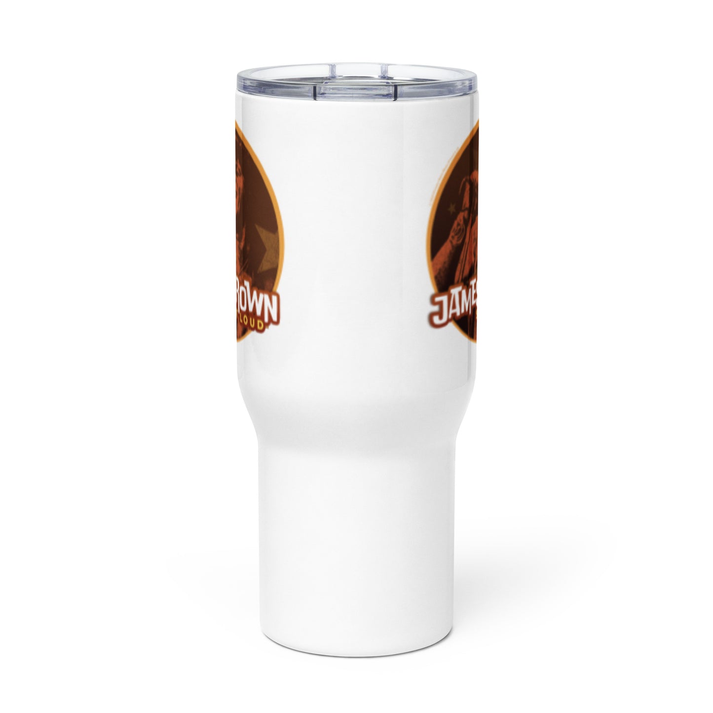 Say It Loud Stars Travel Mug with a Handle