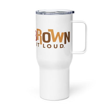 James Brown Say It Loud Travel Mug with a Handle