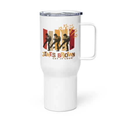 Say It Loud Crooner Travel Mug with a Handle