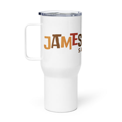 James Brown Say It Loud Travel Mug with a Handle