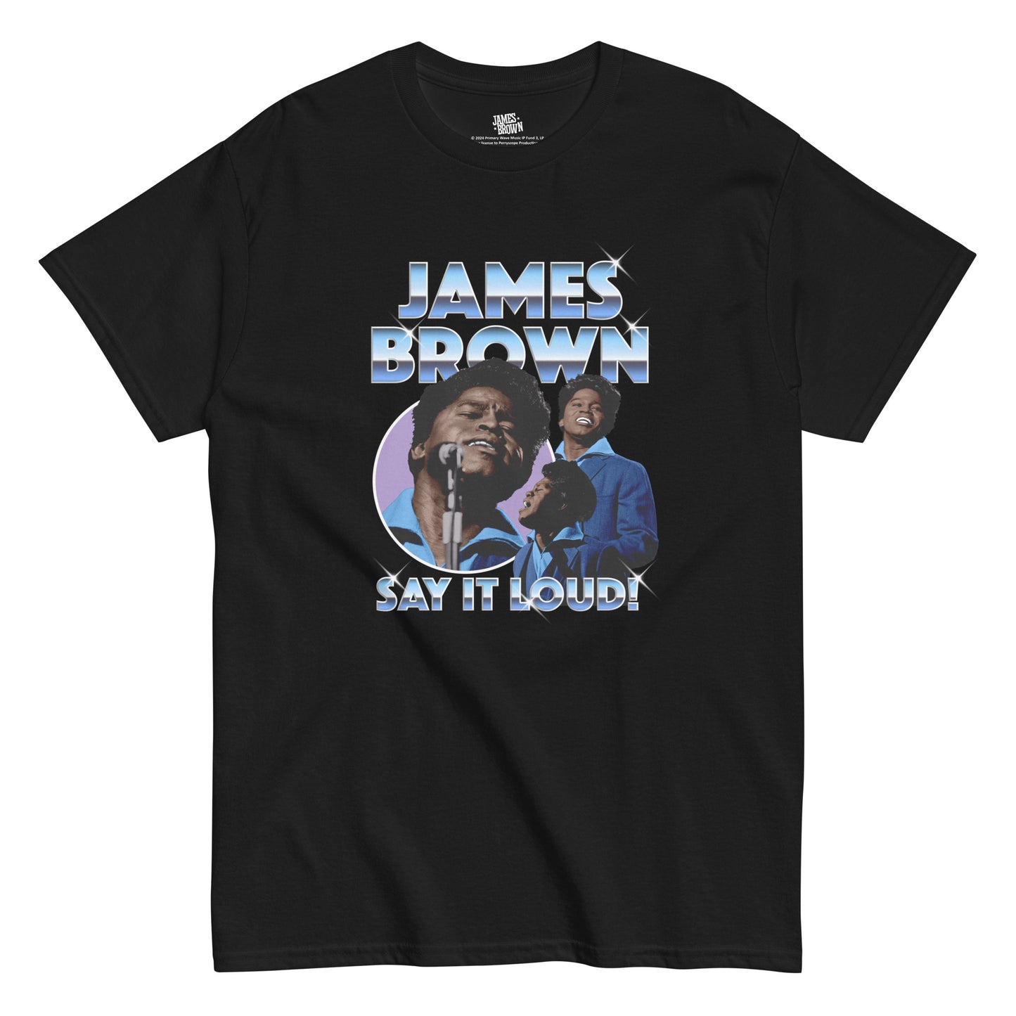 James Brown Say It Loud Chrome T-Shirt