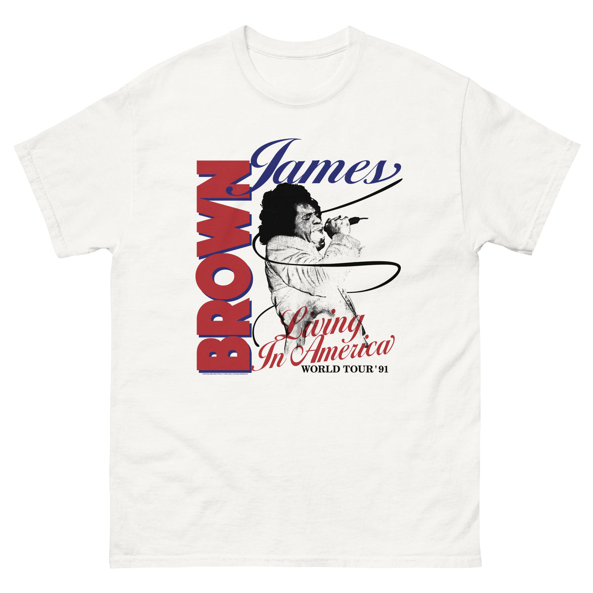 Living In America World Tour T-Shirt – James Brown