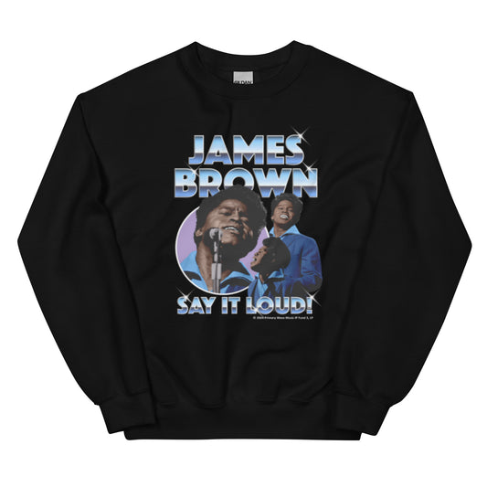 James Brown Say It Loud Chrome Crewneck Sweatshirt