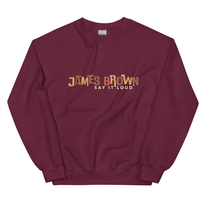 James Brown Say It Loud Crewneck Sweatshirt