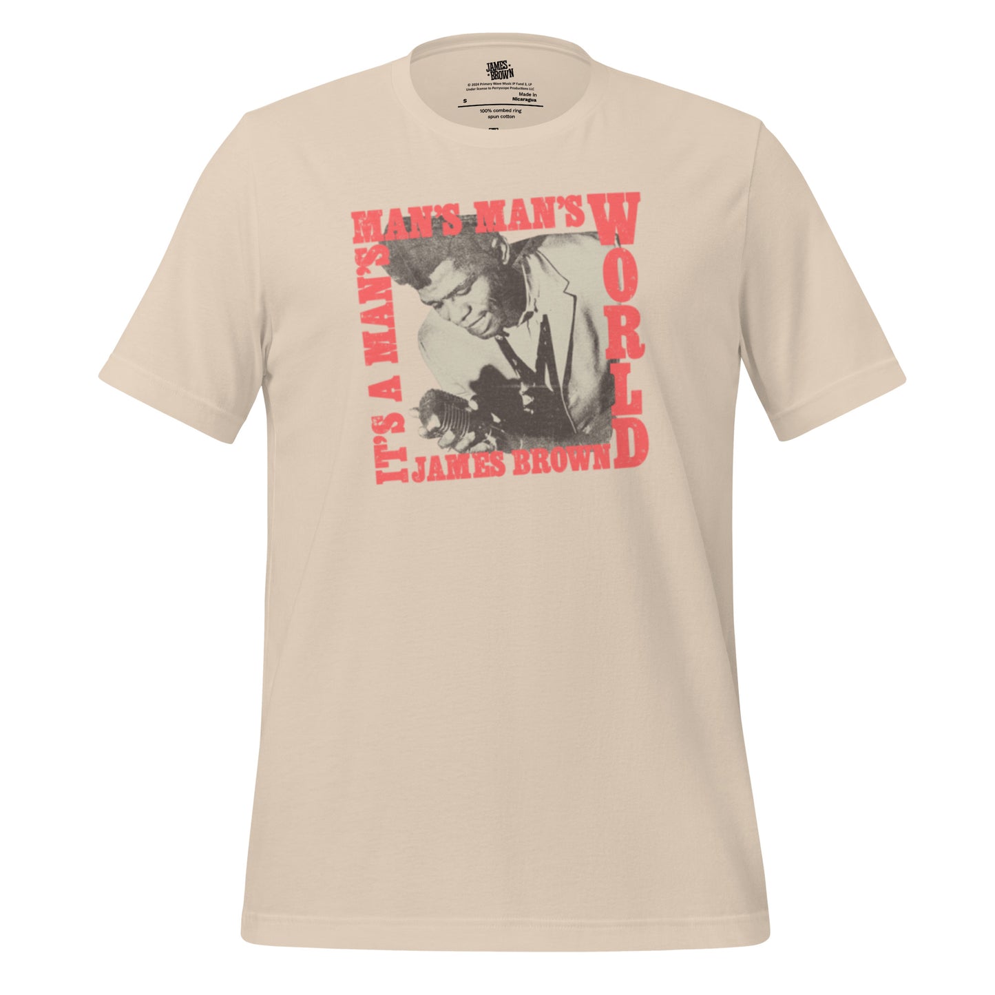 James Brown It's A Man's World Square T-Shirt