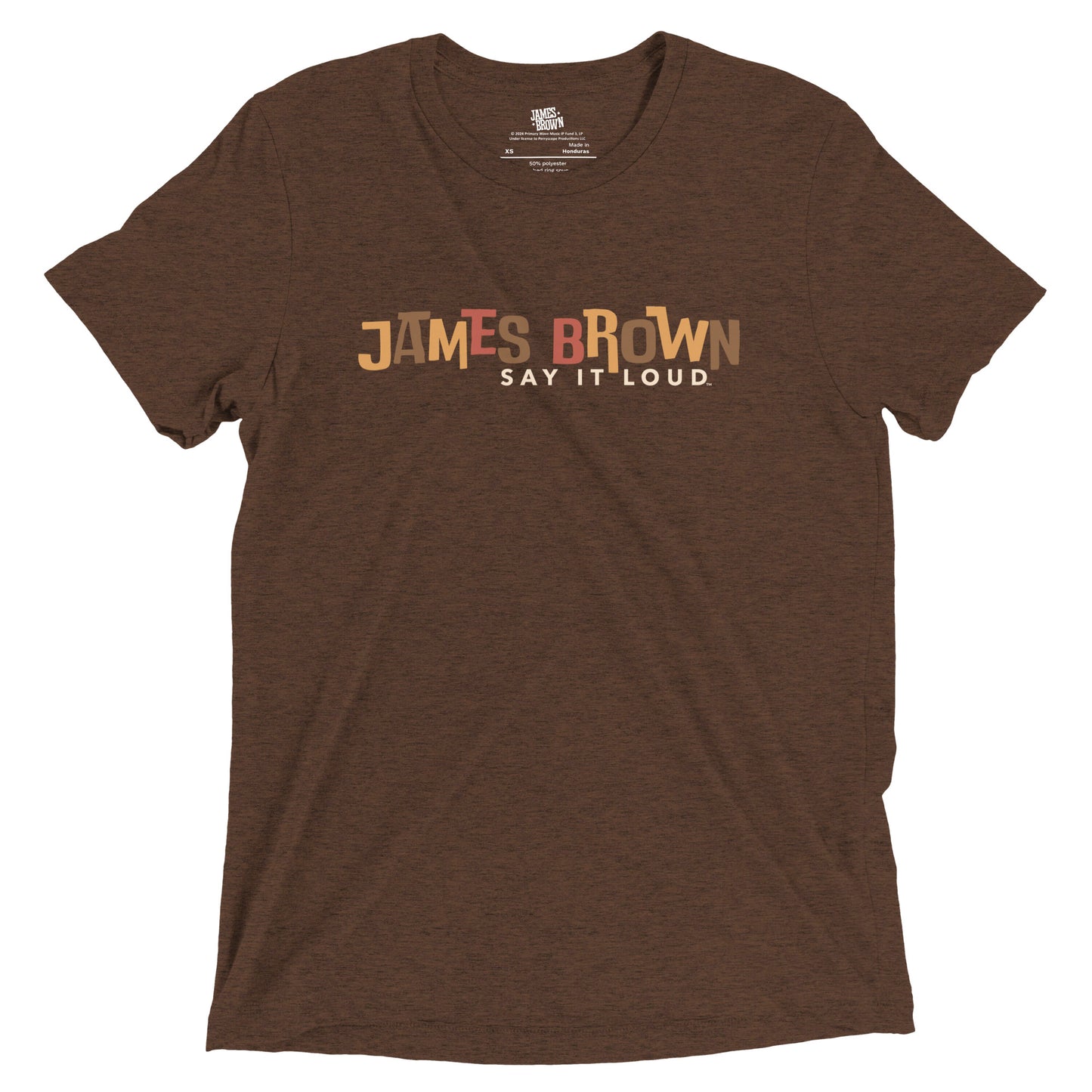 James Brown Say It Loud Logo T-Shirt